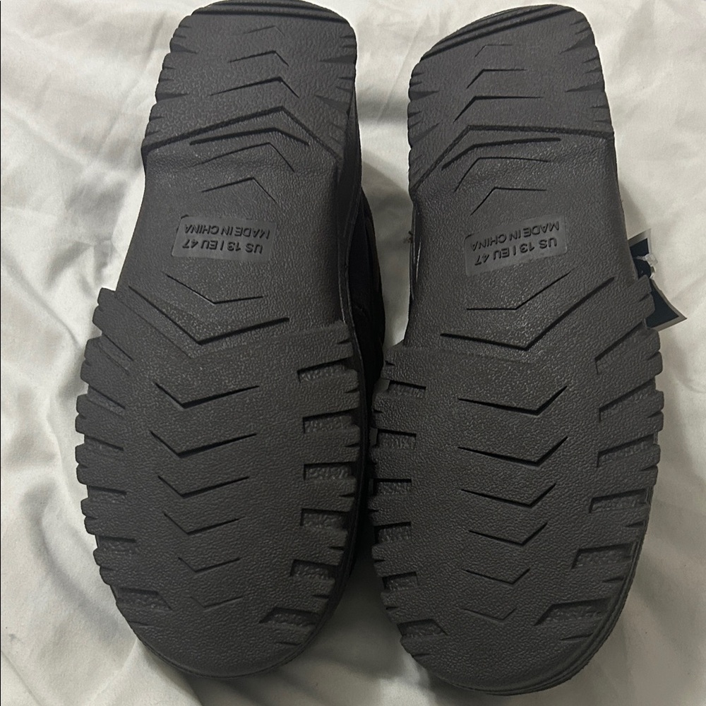 Eddie Bauer Men's Brown Moccasin Slippers size 13 - Picture 3 of 4